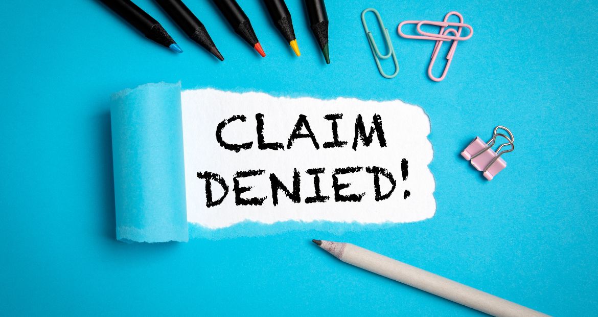Claim Denied. Indemnification, Insurance and Warranty concept