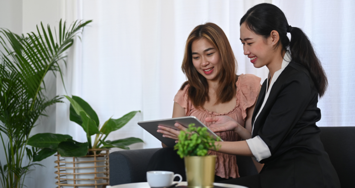 Female Insurance Agent Offering Life Insurance